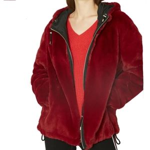 Sanctuary Womens Winter Reversible Parka Coat Small